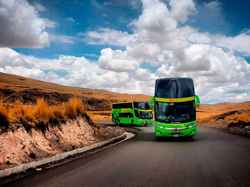 Bus Ruta del Sol Puno a Cusco (Tour en Bus Turístico)